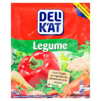 Приправа Delikat Овощи 75г - купить, цены на BONUS - фото 1