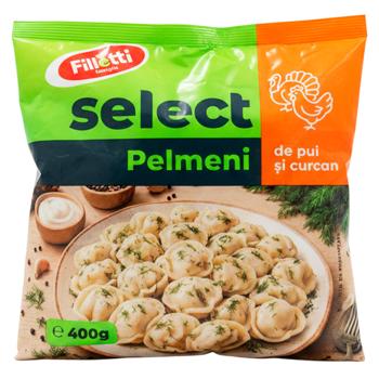 Pelmeni Filletti pui/curcan Select 400g - cumpărați, prețuri pentru BONUS - foto 1