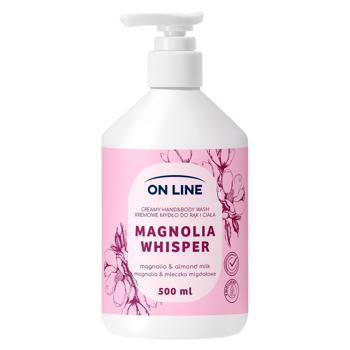 Sapun lichid On Line Magnolia Whisper 500ml - cumpărați, prețuri pentru BONUS - foto 1