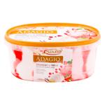Inghetata Adagio Sandra capsuna/vanilie 550g