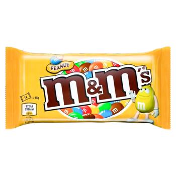 Драже M&M's арахис 45г - купить, цены на BONUS - фото 1