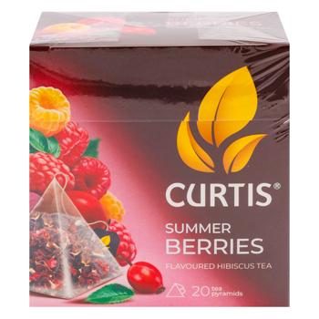 Ceai din plante Curtis Summer Berries cu fructe de padure in piramide 1.8g*20buc - cumpărați, prețuri pentru BONUS - foto 2
