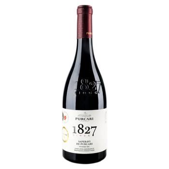 Vin Saperavi de Purcari 1827 rosu sec 0.75l - cumpărați, prețuri pentru BONUS - foto 1