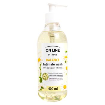 Гель On Line Balance Ромашка для интимной гигиены 400мл - купить, цены на BONUS - фото 1