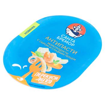 Коктейль из морепродуктов Санта Бремор Антипасти с сыром и красным перцем 180г - купить, цены на BONUS - фото 3