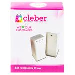 Recipient din metal pentru condimente 2buc