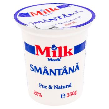 Сметана Milk Mark 20% 350г - купить, цены на BONUS - фото 1