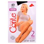 Ciorapi dama Conte 3/4 tension 40 nero