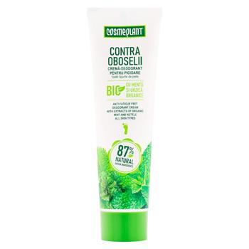 Crema-deod. p-u picioare Cosmeplant 100ml contra oboselii Menta/Urzica - cumpărați, prețuri pentru BONUS - foto 1