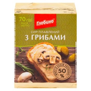 Cascaval topit Globino Ciuperci 50% 70g - cumpărați, prețuri pentru BONUS - foto 1