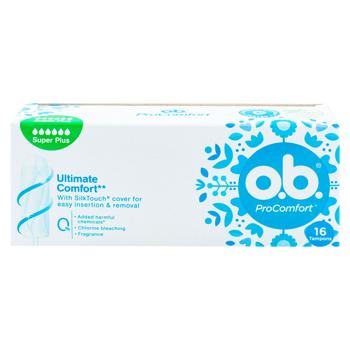 Tampoane O.B. ProComfort Super Plus 16buc - cumpărați, prețuri pentru BONUS - foto 2