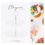 Фарфоровые подставки для тортов Excellent Houseware на 2 уровня