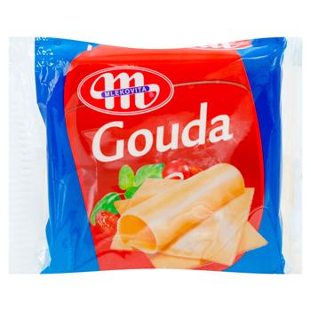 Сыр плавленый Mlekovita Gouda ломтики 130г - купить, цены на BONUS - фото 1