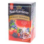 Ceai negru Sun Gardens Fructe de pădure in plicuri 2.5g*20buc