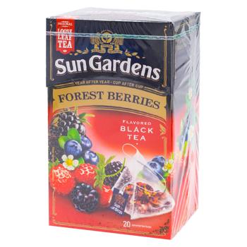 Ceai negru Sun Gardens Fructe de pădure in plicuri 2.5g*20buc - cumpărați, prețuri pentru BONUS - foto 1