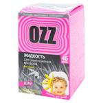 Lichid contra tantarilor OZZ 30ml 45 nopti Baby roz