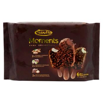 Мороженое Sandra Moments Mini Dark 336мл - купить, цены на BONUS - фото 1