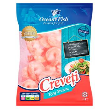 Креветки Ocean Fish очищенные 31/40 500г - купить, цены на BONUS - фото 1