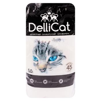 Asternut Selicagel DeliCat 5L - cumpărați, prețuri pentru BONUS - foto 1