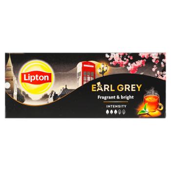 Ceai negru Lipton Earl Grey in plicuri 1.5g*25buc - cumpărați, prețuri pentru BONUS - foto 1