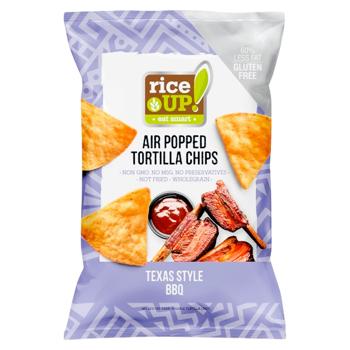 Chipsuri RiceUp Tortilla Texas style BBQ 60g - купить, цены на BONUS - фото 1