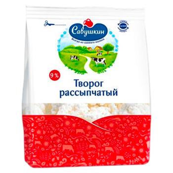 Творог Савушкин 9% 350г - купить, цены на BONUS - фото 1