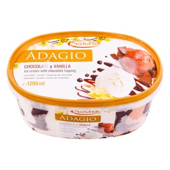 Înghețată Sandra Adagio Vanilie/ciocolată 550g - cumpărați, prețuri pentru BONUS - foto 2