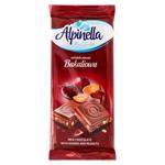 Ciocolata cu lapte Alpinella cu stafide si arahide 90g