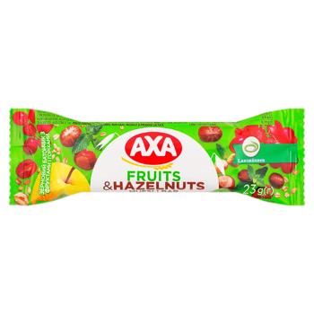 Батончик злаковый Axa Фрукты/орехи 23г - купить, цены на BONUS - фото 1