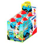 Ou cu cadou Confitrade Tractor albastru Magic Egg 10g