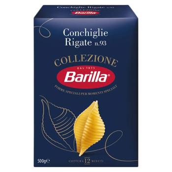 Макаронные изделия Barilla Conchiglie Rigate 500г - купить, цены на BONUS - фото 1