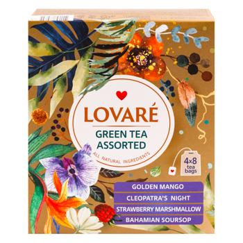 Ceai verde Lovare Green Tea Assorted in plicuri 32buc - cumpărați, prețuri pentru BONUS - foto 2