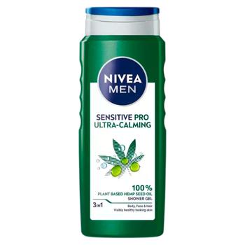 Gel de dus Nivea 500ml Sensitive Pro Men - cumpărați, prețuri pentru BONUS - foto 1