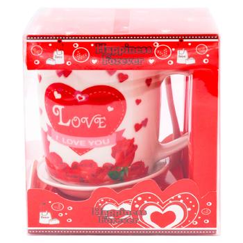 Cana Love cu lingura si capac 370ml - cumpărați, prețuri pentru BONUS - foto 3