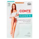 Колготки женские Conte Natural 15ден 3р