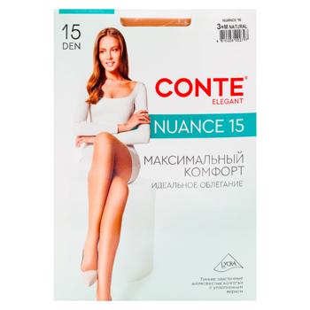 Колготки женские Conte Natural 15ден 3р - купить, цены на BONUS - фото 1