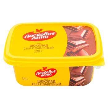 Плавленый сыр Ласковое Лето Шоколад 30% 170г - купить, цены на BONUS - фото 1