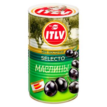 Маслины ITLV Selecto без косточки 370мл - купить, цены на BONUS - фото 1