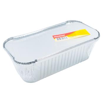 Контейнер S-816L с крышкой алюминиевый 315*315*56 3шт - купить, цены на BONUS - фото 4