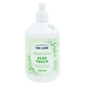 Sapun lichid On Line Aloe Touch 500ml - cumpărați, prețuri pentru BONUS - foto 1