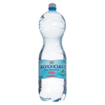 Вода негазированная Оболонська-2 минеральная 2л - купить, цены на BONUS - фото 1
