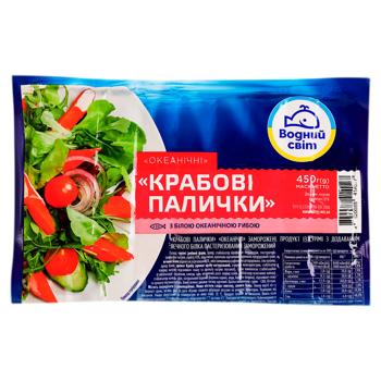 Крабовые палочки Водный Мир замороженные 450г - купить, цены на BONUS - фото 1