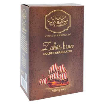 Zahar brun Cinci Inimioare Golden Granul 500g - cumpărați, prețuri pentru BONUS - foto 1