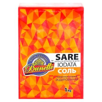 Sare iodata Bunetto 1kg - cumpărați, prețuri pentru BONUS - foto 1