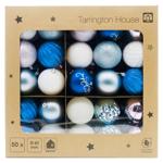 Globuri pentru brad Tarrington House 80mm 50buc în sortiment
