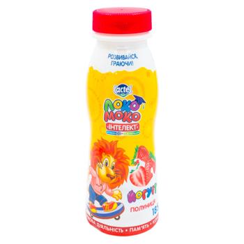 Iaurt de baut Loko Moko Capsuna 1.5% 185g - cumpărați, prețuri pentru BONUS - foto 1