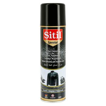 Vopsea-sprei p/u piele Sitil 250ml black - cumpărați, prețuri pentru BONUS - foto 1