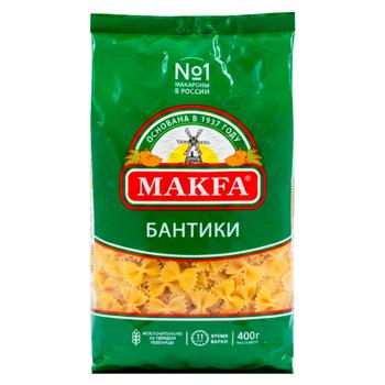 Макаронные изделия Makfa Бантики 400г - купить, цены на BONUS - фото 1