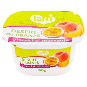 Desert de branza Latti cu piersici si maracuja 6.5% 140g - cumpărați, prețuri pentru BONUS - foto 1