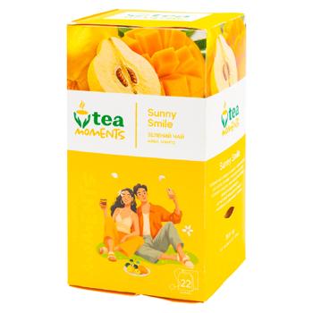 Чай зеленый Tea Moments Sunny Smile в пакетиках 1,8г*22шт - купить, цены на BONUS - фото 1
